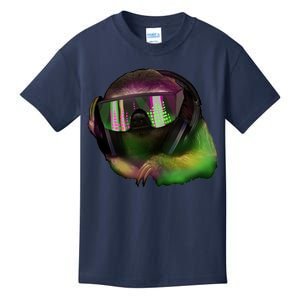 Lazy DJ Sloth Kids T-Shirt