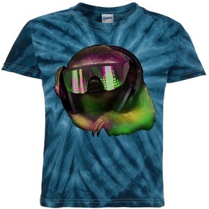 Lazy DJ Sloth Kids Tie-Dye T-Shirt