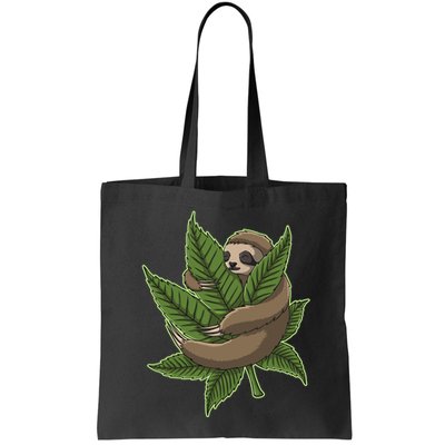 Lazy Sloth Cannabis Leaf Bag