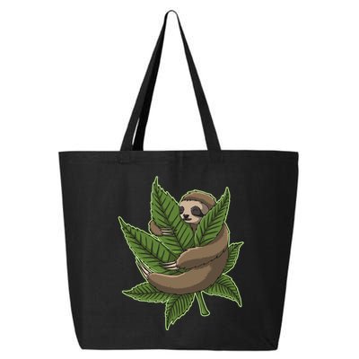 Lazy Sloth Cannabis Leaf 25L Jumbo Tote