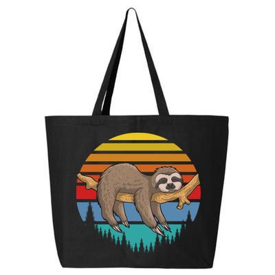 lazy Sloth Retro Sunset  25L Jumbo Tote