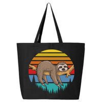 lazy Sloth Retro Sunset  25L Jumbo Tote