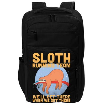 Lazy Sloth Running Team Distressed Impact Tech Backpack