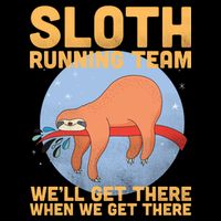 Lazy Sloth Running Team Distressed Legacy Cool Fit Booney Bucket Hat