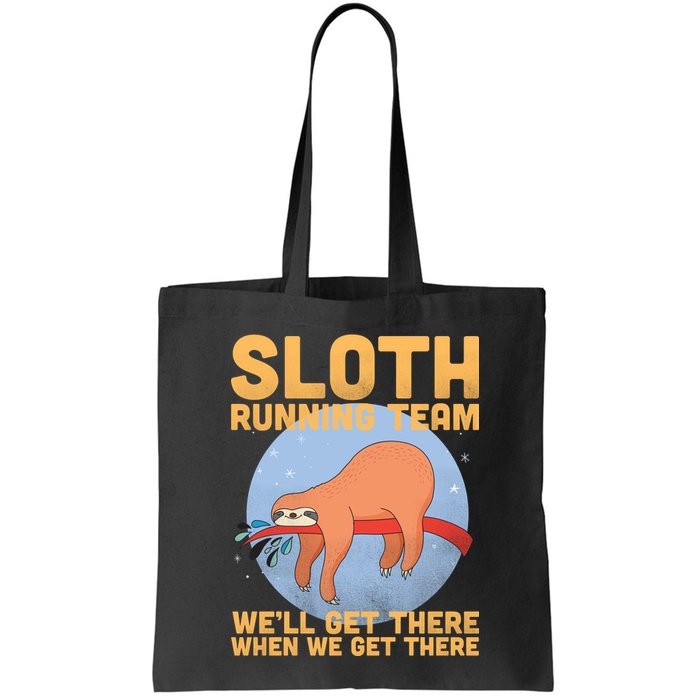 Lazy Sloth Running Team Distressed Bag