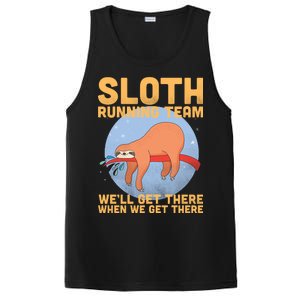 Lazy Sloth Running Team Distressed PosiCharge Competitor Tank