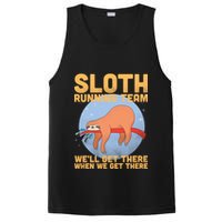 Lazy Sloth Running Team Distressed PosiCharge Competitor Tank