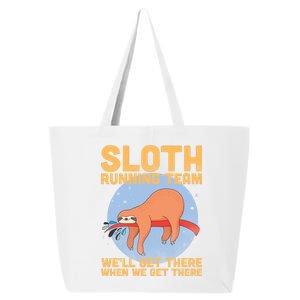 Lazy Sloth Running Team Distressed 25L Jumbo Tote