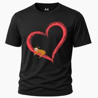Lazy Sloth Sleeping On Heart Performance Shirt