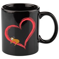 Lazy Sloth Sleeping On Heart 11oz C Handle Ceramic Mug