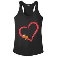 Lazy Sloth Sleeping On Heart Ladies PosiCharge Competitor Racerback Tank