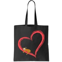 Lazy Sloth Sleeping On Heart Bag
