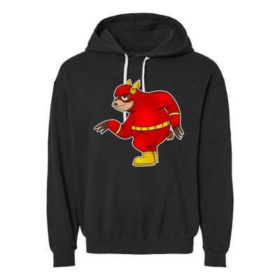 Lazy Sloth Speedster  Garment-Dyed Fleece Hoodie