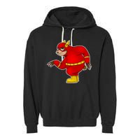 Lazy Sloth Speedster  Garment-Dyed Fleece Hoodie