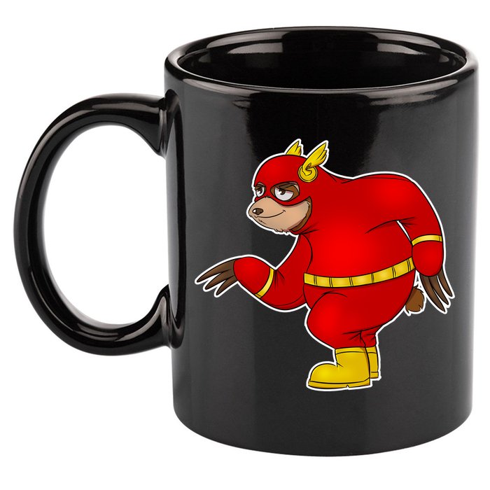 Lazy Sloth Speedster  11oz C Handle Ceramic Mug