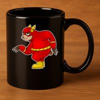 Lazy Sloth Speedster  11oz C Handle Ceramic Mug
