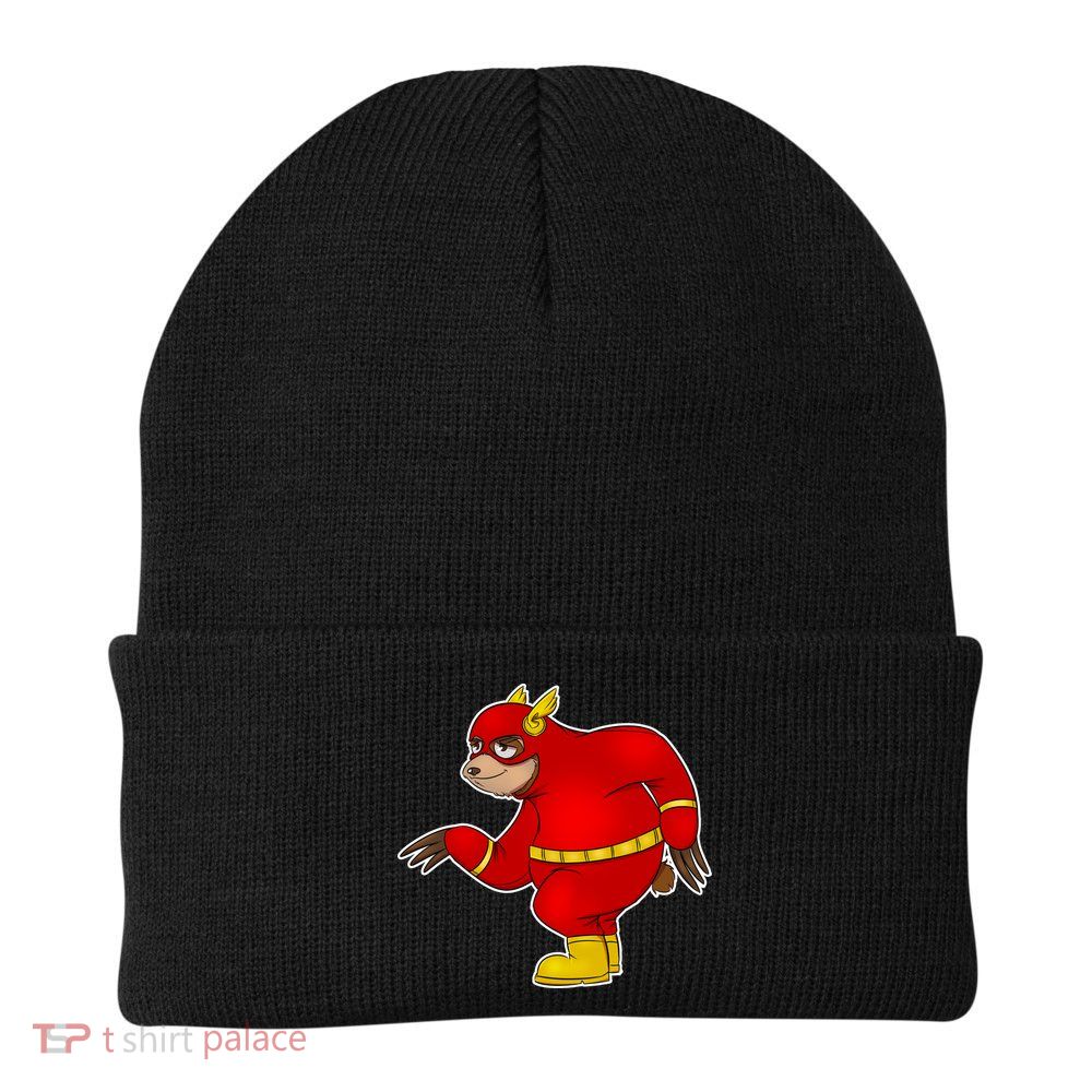 Lazy Sloth Speedster  Knit Cap Winter Beanie