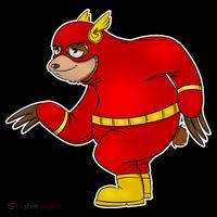 Lazy Sloth Speedster  Magnet