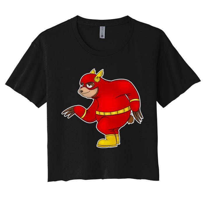 Lazy Sloth Speedster  Crop Top
