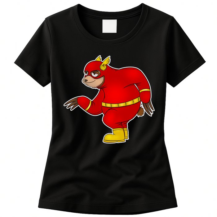 Lazy Sloth Speedster  Womens T-Shirt