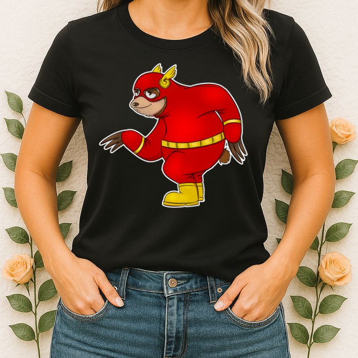 Lazy Sloth Speedster  Womens T-Shirt
