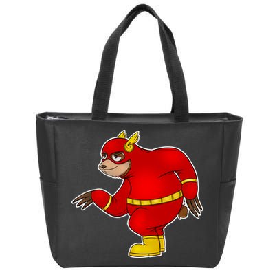 Lazy Sloth Speedster  Zip Tote Bag