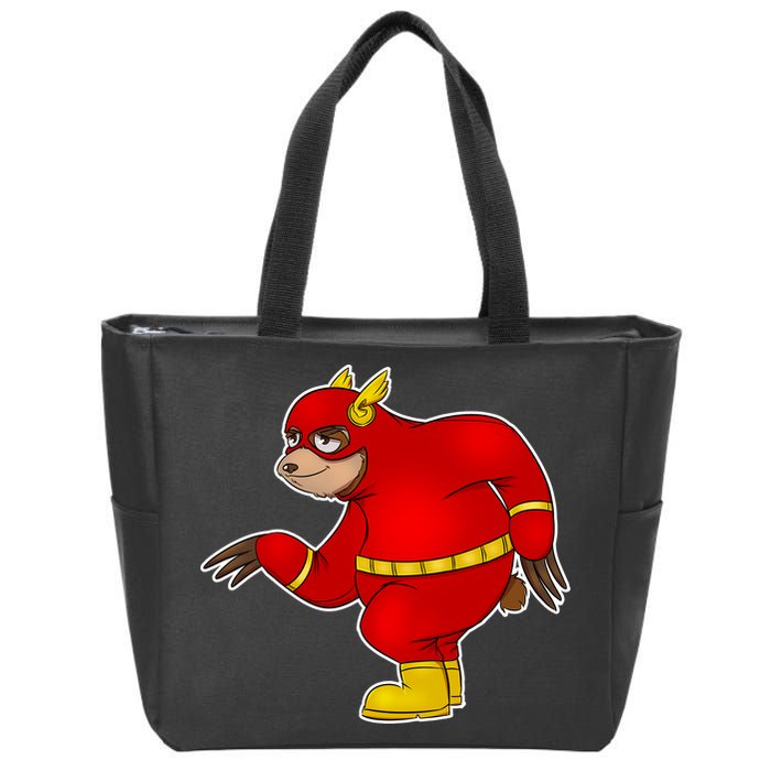 Lazy Sloth Speedster  Zip Tote Bag