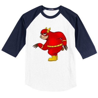 Lazy Sloth Speedster  Baseball Sleeve Shirt