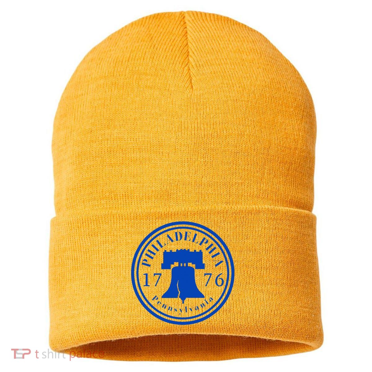 Liberty Bell 1776 Patriotic Philadelphia Pennsylvania Sustainable Knit Beanie