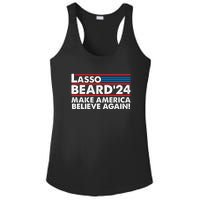 Lasso Beard 2024 Make America Believe Again! Ladies PosiCharge Competitor Racerback Tank