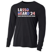 Lasso Beard 2024 Make America Believe Again Cooling Performance Long Sleeve Crew