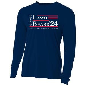 Lasso Beard 2024 Make America Believe Again Cooling Performance Long Sleeve Crew