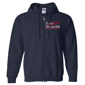 Lasso Beard 2024 Make America Believe Again Full Zip Hoodie