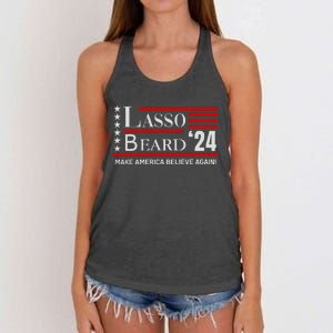 Lasso Beard 24 Women's Knotted Racerback Tank