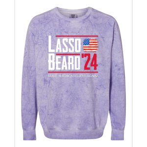 Lasso Beard 2024 Colorblast Crewneck Sweatshirt