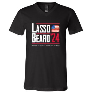 Lasso Beard 2024 V-Neck T-Shirt