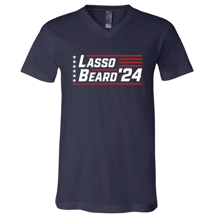 Lasso Beard 2024 V-Neck T-Shirt