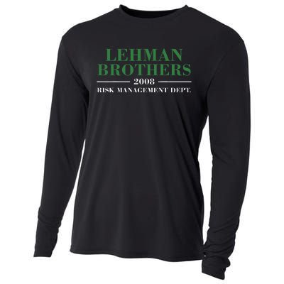 Lehman Brothers 2008 Risk Management Dept Cooling Performance Long Sleeve Crew