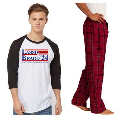 Lasso Beard 2024 Ted Lasso Design Raglan Sleeve Pajama Set