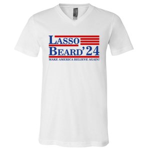 Lasso Beard 2024 Ted Lasso Design V-Neck T-Shirt