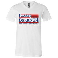 Lasso Beard 2024 Ted Lasso Design V-Neck T-Shirt