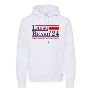 Lasso Beard 2024 Ted Lasso Design Premium Hoodie