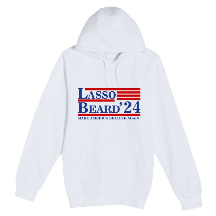 Lasso Beard 2024 Ted Lasso Design Premium Pullover Hoodie