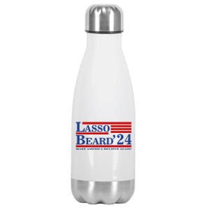 Lasso Beard 2024 Ted Lasso Design Stainless Steel Insulated Water Bottle