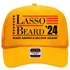 Lasso Beard 2024 High Crown Mesh Back Trucker Hat