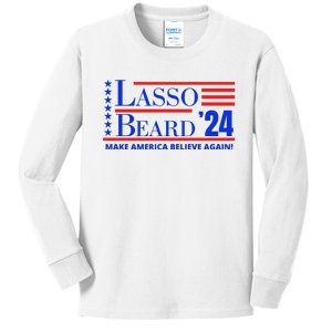 Lasso Beard 2024 Kids Long Sleeve Shirt