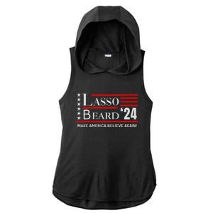 Lasso Beard 24 Ladies PosiCharge Tri-Blend Wicking Draft Hoodie Tank