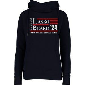 Lasso Beard 24 Womens Funnel Neck Pullover Hood