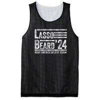 Lasso Beard 2024 MAKE AMERICA BELIEVE AGAIN! Mesh Reversible Basketball Jersey Tank