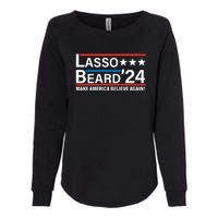 Lasso Beard 2024, MAKE AMERICA BELIEVE AGAIN! Womens California Wash Sweatshirt